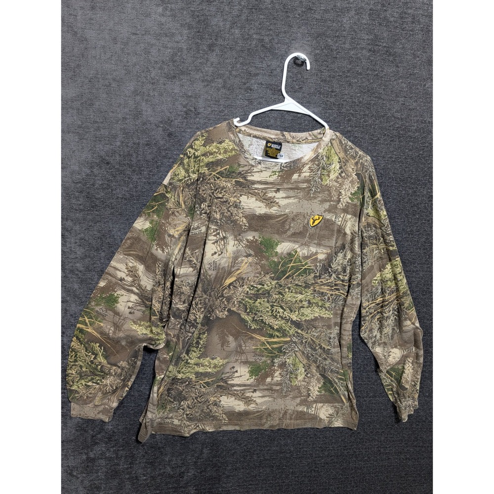 Scent Blocker Realtree Max-1 Camo Long Sleeve Hunting Shirt Mens 2XL Odor-Adsorb